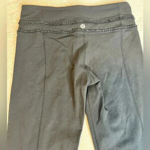 Lululemon Groove Crop Flare Wide Leg Black